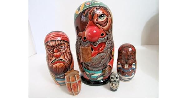 pirate nesting dolls