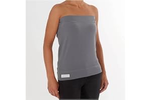 CANDIDE - Bandeau Peau à Peau Tube Gris - Tissus Doux - Mixte - Apaise Bébé - Renforce Le Lien Parent Bébé - Favorise La Lactation - 0-3 mois (L/XL)