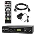 Produktbild SATELLITEN SAT RECEIVER  HB DIGITAL DVB-S/S2 SET: Microelectronic DVB-S/S2 Receiver + HDMI Kabel mit Ethernet Funktion und vergoldeten Anschlüssen (HD Ready, HDTV, HDMI, SCART, USB 2.0, LAN, S/PDIF und IR Ausgang)