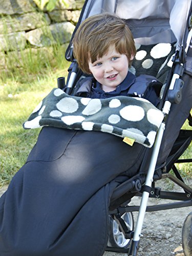 Buggy Snuggle Explorer Waterproof Buggysnuggles (Retro Charcoal Spotty)