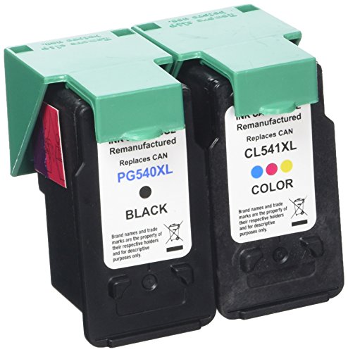 Prestige Cartridge 2 x PG-540XL CL-541XL Tintenpatronen, schwarz/dreifarbig