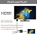 Produktbild Ocamo 1080P Lightning zu HDMI-Adapter, Lightning Digital-AV-Adapter, für Apple iPhone/iPad/iPod (Schwarz