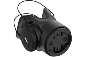 KOM Cycling Für Garmin Varia Mount Rücklicht-Modelle einschließlich RTL515, RTL510, RVR315 mit ATOP-Zifferblatt für Sicherheit – Varia Sattelstütze und Sattelhalterung – passend für die meisten Sattelstützengrößen