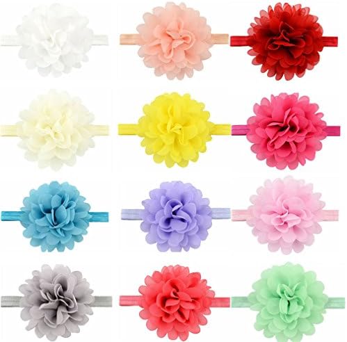 12 colors 11 cm Bow Style Polyester Children's Hair Accessories Hair Band