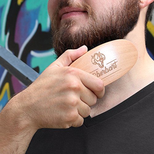 Eberbart Bartbürste mit Wildschweinborsten – Ideal für die tägliche Bartpflege - 3