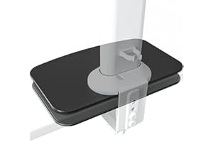 HEMUDU Piastra di rinforzo del supporto del monitor per il tavolo sottile, vetro e altri fragili, piastra di staffa in acciaio si adatta alla maggior parte del supporto del monitor C morsetto