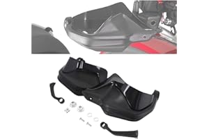 ANXIN Protectores de Mano para Motocicleta,Protector de Mano para Moto de Suciedad,Resistente al Viento,Protector de Cepillo de Mano+Protector de Mano para Tableta Aumentada,Negro para NC700/750X CB650F…