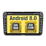 Betriebssystem: Android 8.0 Oreo, Arbeitsspeicher (RAM): 4GB, Interner Speicher (ROM): 32GB, mehr Speicher für Apps-Installtion, Hauptprozessor(CPU): Octa Core Prozessor, Bildschirmauflösung: 1024x600, Ausgangsleistung: max. 4x50W, Eingebauter Marken-Radio-IC: NXP TEF6686 für besseren Radioempfang