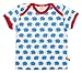 loud + proud Baby Girls' Crew Neck Long - regular Tee -  Blue - 3-6 Months
