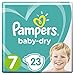 Produktbild Pampers Baby-Dry 23 Windeln, Gr. 7, Für Atmungsaktive Trockenheit