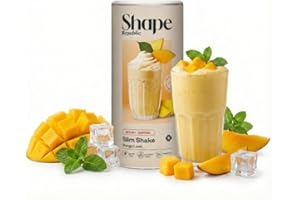 ‎SHAPE REPUBLIC SHAPE REPUBLIC Mango Lassi - Abnehm Shake - Proteinreich - Enthält 24 Vitamine & Mineralstoffe - Diät Shakes zum Abnehmen