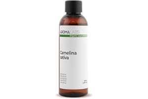 Aceite de Camelina BIO (Camelina sativa) - 100 mL - Aceite Vegetal Virgen Certificado AB - Aroma Labs