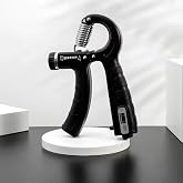 Jouis Hand Spring Adjustable Counter 5-60 Kg Resistant Wrist and Forearm Strengthening Exercise Tool Ergonomically Designed Grip G