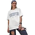 Broke Memers Oversized Cotton Graphic Print Taylor's Version Swiftie Drop Shoulder T-Shirt for Women and Men