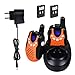 Produktbild Funkprofi Walkie Talkies Set für Kinder mit LCD Display, T-602 Funkhandy Interphone für Kids Wiederaufladbare Akkus 3 km 8 Kanal 1 Paar Orange