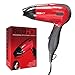 Red Hot Benross Compact 1200W Travel Hair Dryer with Folding Handle