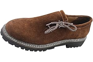 ALL THE GOOD Trachten Schuhe Haferlschuhe schwarz Almhaferl Oktoberfest Trachtenschuhe Aus Wildleder Schwarz