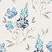 Price comparison product image Crown Wallcoverings Sancerre Vinyl Wallpaper Blue Linen M1043 Full Rol