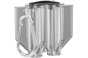 TARGET DARTS 8 Flight Dartshülle - Klar Transparente Dart-Tasche