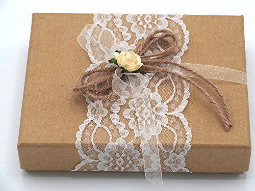 Geldgeschenk Verpackung Geldverpackung Natur Vintage Hochzeit Urlaub - 7