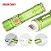Produktbild Goodsatar Mini-Taschenlampe 3000LM LED Einstellbarer Focus USB Wiederaufladbare tragbare Taschenlampe Grün