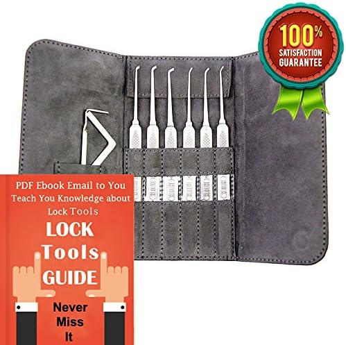 Antool Top Professional 8 Pieces Stainless Steel Lock Pick Set