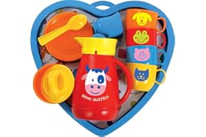 Gowi - 454-30 - Jeu D'Imitation - Cuisine - Service À Café + Thermos Lyon - 18 Pièces