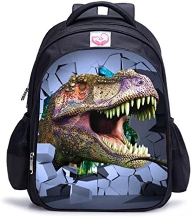 MATMO 3D Cool Cute Cartoon Dinosaur Children Student Backpack School Bag Bookbag