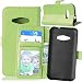 Produktbild Galaxy J1 Ace Fall, Samsung Galaxy J1 Ace Fall, LQS [Slim Fit] Ständer Feature Premium PU Leder Wallet Folio Flip Case Schutzhülle Mit 3 Karten Slot für Samsung Galaxy J1 Ace Fall