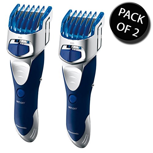 2X Panasonic ER-GS60-S511 Cordless Wet/Dry Body Groomer & Hair Clipper with 2 Comb Attachments