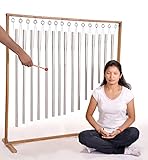 Soporte de madera grande para contener los 15 tubos, además de mazo de goma y kit de herramientas incluido