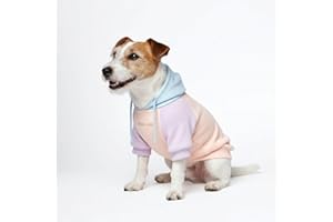 Spark Paws Sudadera con capucha para perro – Calidad superior, suave como la mantequilla, excelente comodidad y ajuste, interior de forro polar calmante, adecuado para todas las razas, algodón
