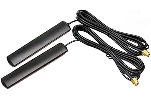 DollaTek 2Pcs Gain élevé et Bonne Performance 433mhz Patch Antenne Haut Gain Voiture Patch Antenne SMA Hétéro Mâle