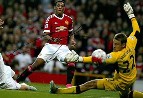 Anthony Martial Signed 12x8 Photo Manchester United Autograph Memorabilia COA