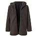 Produktbild Ncenglings Plus Größe Outwear Damen Mit Kapuze Langarm Baumwolle Leinen Flauschigen Pelz Reißverschluss Outwear Mäntel Weinlese Winter Warme Outwear Blumendruck mit Kapuze Taschen