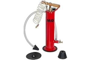 GASFRIGO® - Pompa disostruente manuale MGF sturalavandini a pressione - sturatubi ad aria compressa, stura scarichi a pressione, stantuffo per WC Docce Lavandini - Made in Italy