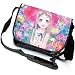 Produktbild MiracleL Canvas-Umhängetasche, „Anime Cosplay“ schwarz Anohana 40cmx21cmx12cm