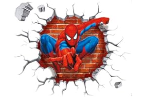 KIBI STORE Kibi Stickers Muraux 3d Effect Autocollants Chambre Decor Décoration Sticker Adhesif Mural Géant Répositionnable Stickers Muraux Enfants