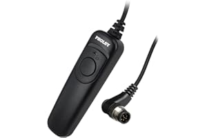 PHOLSY N8 Kabel Fernauslöser/Kamera Fernauslöser/Kabelauslöser für Nikon Z8, Z9, D3, D4, D4s, D5, D6, D800, D850, D800E, D810, D810A, D700, D500, D300, D200, F6, F100, F5, F90X, F90, D1X, D2H, D3X