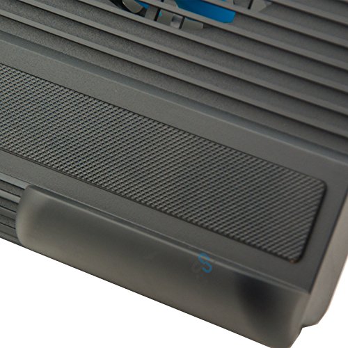 HFTEK-201118 Laptop Cooling Pad Büro Kühler Lüfter für Notebook schwarz, CoolerPad 13 14 15 17 Zoll mit USB HUB - 4