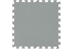 Bestway Flowclear zestaw płytek podłogowych basenów, szary, 9 sztuk po 50 x 50 cm