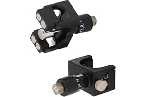 TONYSA Maschere di regolazione per coltelli magnetici per pialla, 2 pezzi Impostazione del calibro della lama Strumento per la lavorazione del legno con regolazione dell'altezza 22 mm / Diametro taglierina 7