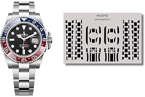 NOOYO Pellicola protettiva per Rolex GMT-Master II protezione per cassa, bracciale e chiusura Numero di riferimento 116710LN, 116710BLNR, 116713LN, 116718LN, 116719BLRO, 126710BLRO, e altro
