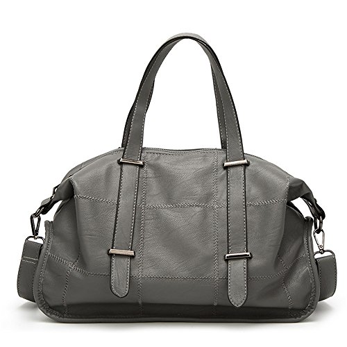Preisvergleich Produktbild Meaeo Meine Damen Handtasche Modische Handtasche Neue Explosion Schulter Nähte, Grau