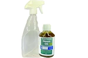 OURONS Neem Spray Bottle & Water Soluble Neem Oil Make litres of Neem Spray