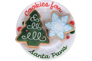 P.L.A.Y. PET LIFESTYLE AND YOU - Juguete de Peluche para Perro – Colección Merry Woofmas – Plato para Galletas.