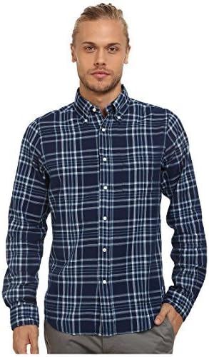 Gant Rugger Indigo Oxford HOBD Shirt in Dark Indigo (Small)