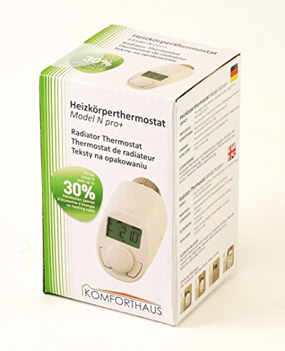 komforthaus Thermostat pro mit Metallmutter, Modell N pro+, neues leises Modell mit Boost Funktion, Pro Version mit stabiler Metallmutter - 2