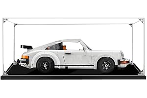 ZHLY Vitrine Schaukasten Für Lego 10295 Porsche 911 Turb Display Case Acryl Schaukasten für Lego 10295 (Nicht Enthalten Building Modell)