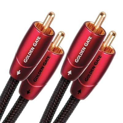 Audioquest - Cavo stereo Golden Gate con 4 connettori RCA 1 METRO prezzo scontato da Polaris Audio Hi Fi